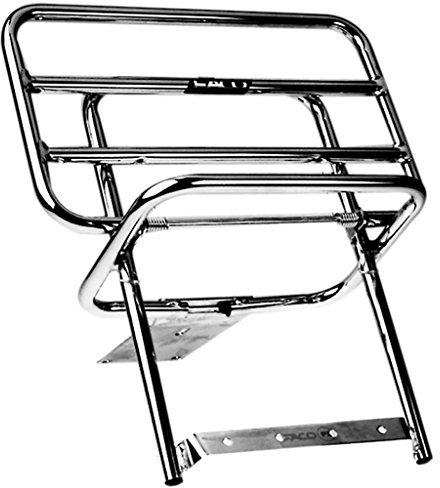 Porte-Bagages Faco 0200/C, Chrome arrière pour LML Star 125 2 Takt | LML Star 125 4 Takt | LML Star 150 4 Takt | LML Star 200 4 Takt | Vespa P 125 X VNX1T | Vespa P 150 X VLX1T | Vespa P 200 E VSX1T