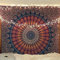 Craftozone Tapisserie Geschenk Hippie Wandteppiche Mandala Bohemian Psychedelic komplizierte indische Wandbehang Bettwäsche Tagesdecke