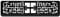 AUTO-STYLE Porte-plaque synthétique 'Click' 52x11cm Look-Carboné, Aspect carbone