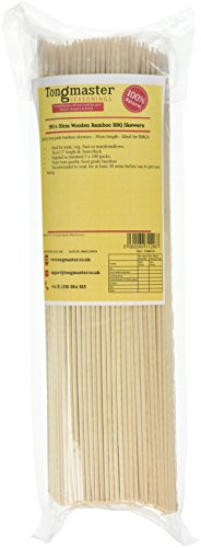 500 x 30cm / 12in Food Grade Wooden Bamboo BBQ Skewers - 3mm