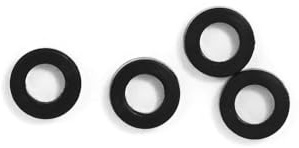 Gibraltar washers plastic black Da=11mm, Di=6.5mm SC-SSW (pack of 10)