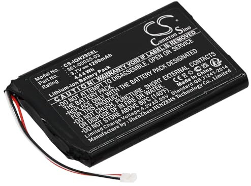 1200mAh Battery for Garmin Nuvi 2595LMT, Nuvi 2555LMT, Nuvi 2555LT, Nuvi 2495LMT
