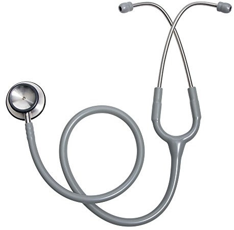 Lxamed Doppelkopf-Stethoskop LuxaScope Sonus Flex, Einweg-Mebran-System, schwarz