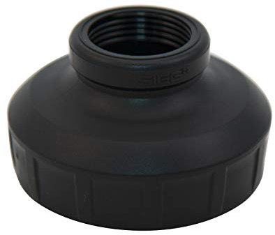 SIGG WMB Adapter Black (Taille unique), pièce de rechange pour gourde SIGG à large goulot, bouchon adaptateur étanche pour gourde WMB