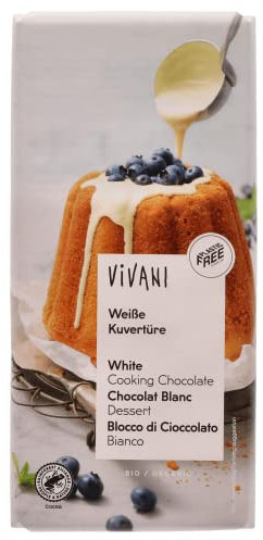 Vivani Weiße Kuvertüre (200 g) - Bio