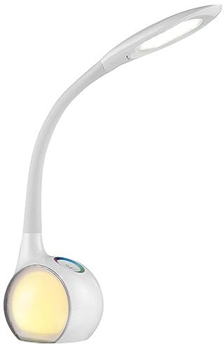 LED Schreib Tisch Lampe weiß TOUCH DIMMER Wohn Zimmer Beistell Flexo Lese Leuchte Globo 58278