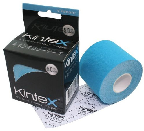 Kintex Kinesiologie Tape Classic 5cm x 5m 2 Rollen in Einer Packung, blau