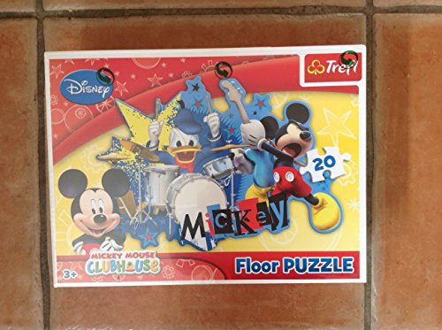 Disney Mickey Mouse Clubhouse Jigsaw Floor Puzzle 20 Pieces Suitable for Children age 3+ 56 x 41 cms