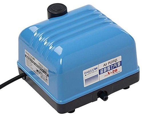 Hailea V Series Hi-blow Diaphragm Silent Air Pump Pond Aquarium Hydroponics V20