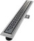 VILSTEIN Duschrinne 160cm, Edelstahl Bodenablauf Komplettset extra flach, Siphon mit Geruchsstop, Haarsieb - Kurze Welle