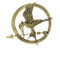 Jewellery of Lords Brosche 'Die Tribute von Panem – Flammender Zorn' 'Hunger Games' in Rot, Metall, Modern, Unisex, Brosche-Nadel, 1 Count, Schmuckstecknadeln
