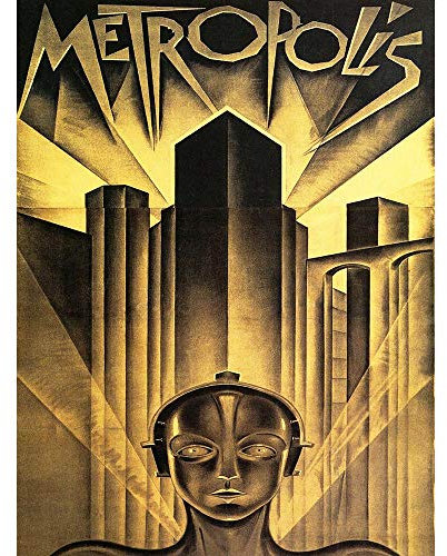 Wee Blue Coo Movie Film Metropolis Sci Fi Drama Dystopia Utopia Lang Art Print Poster Wall Decor Kunstdruck Poster Wand-Dekor-12X16 Zoll