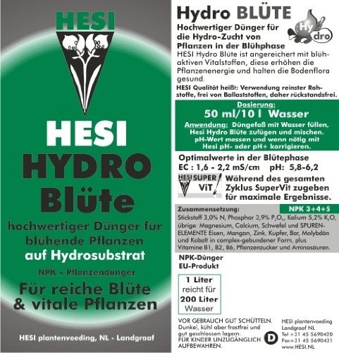 Hesi Hydro Blüte, 5 l
