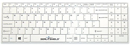 Seal Shield Clean Wipe Medical Grade Mini UK Keyboard Waterproof with Detachable Cover