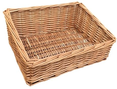 Light Steamed Wicker Display Tray