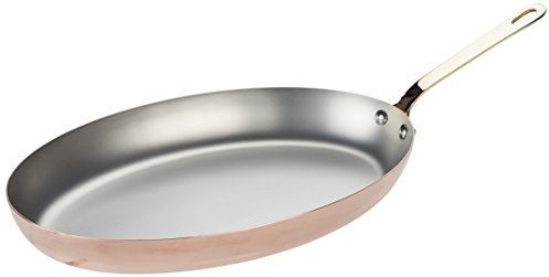 Mauviel1830 - M'Héritage - 6525.35 - Poêle ovale - Diamètre : 35 cm