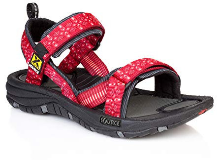 Source Damen Gobi Sandale, Tribal Red, 42