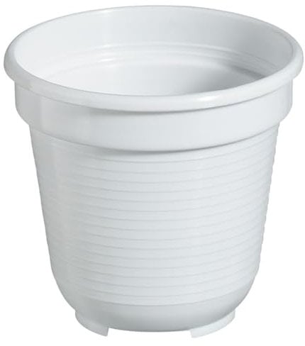 BLUMENTOPF 12CM WEISS 80601210