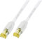 DRAKA K8560WS.20 RJ45 Netzwerkkabel, Patchkabel CAT 6a S/FTP 20.00m Weiß Flammwidrig, mit Rastnasen