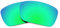 Revant Verres de Rechange Compatibles avec Oakley Fuel Cell, Polarisés, Vert émeraude MirrorShield