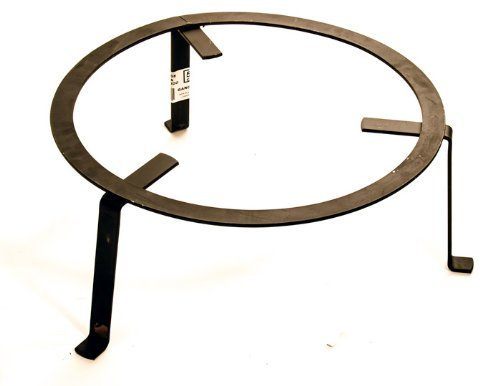 La Ideal Redondo Soporte De Hierro Forjado, Negro, 70 cm, Pack de 4