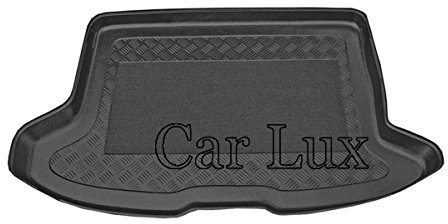 Car Lux AR03174 - Alfombra Bandeja Cubeta Protector cubre maletero a medida con antideslizante