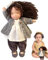 Facynde Handgemachte Puppen für Mädchen | Plushie Baby Doll Mädchen mit Kleidung | Gefüllte Stoffpuppe, handgefert, Inneneinrichtung, Geburtstag, Ostern, Geschenk, Spielzeug, Mädchen
