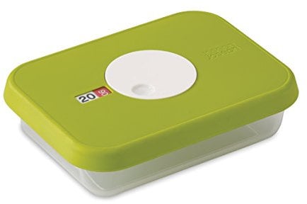 Joseph Joseph Dial Stapelbarer Behälter Mit Datierbarem Deckel Rechteckig, 0,7 L, grün