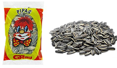 VORAGA Lot 10 Sachet de 15g Pipas Graines Graine de Tournesol Grillées salées