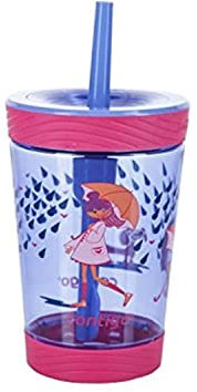 Contigo Spill Proof Vaso, Infantil, Wink with Raining Cats Dogs, S
