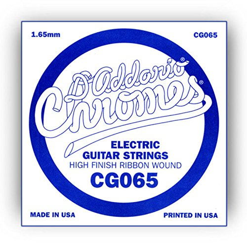 D'Addario CG065 .065 Flat Wound Single String for Electric Guitar