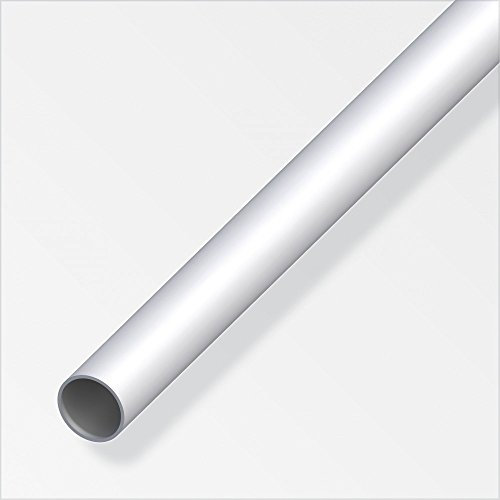 Rundrohr 1 m x 8 mm x 1 mm – Silber eloxiertes Aluminium