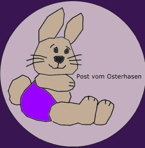 Osterhasen Brief für Jungen: Ein toller Brief für kleine Jungen