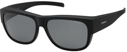 Polaroid Unisex Sunglasses, Dl5/Y2 Matt Black, 58