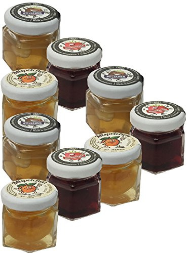 Amors Mischpaket jew. 3 x Himbeerchen, Nüsschen und Mispelchen im 2cl Glas