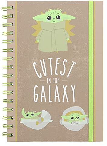 Pyramid A5 Wiro Notebook - Star Wars The Mandalorian (Cutest In The Galaxy)