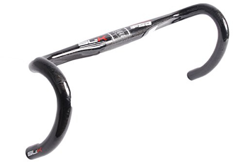 FSA Manubrio SLK Compact Carbon 31.8 New Graphic 2010, Nero, 44 cm, 10806308