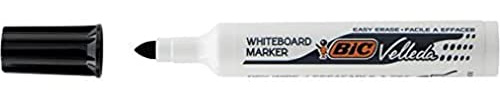 Bic 943031 Whiteboard-Marker Velleda 1711, Rundspitze, schwarz