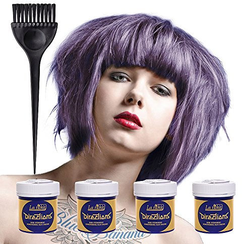Pack De 4 x Tinte Capilar La Riche Directions 88ml (Lilac - Lila)