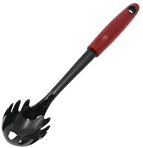 Chef Craft Select Nylon Cocinar y Servir Espaguetis o Tenedor de Pasta, Rojo