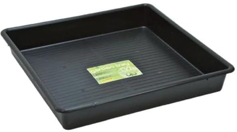 60cm Square Tray Black