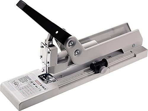 Novus B54 B 54/3 Blockheftgerät (Bürohefter mit variabler Einlegetiefe bis 250 mm),170 Blatt, lichtgrau/schwarz lichtgrau/schwarz