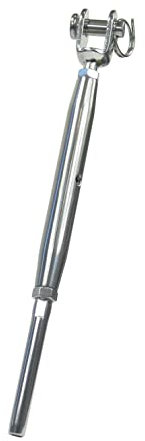 Yacht Steel Wantenspanner mit Gabel und Terminal 600x24mm