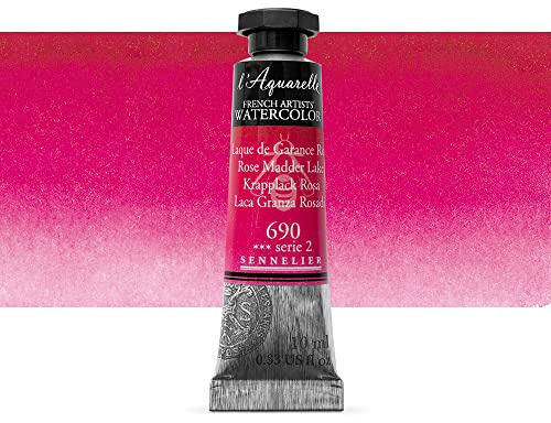 Sennelier Watercolour 10ml Tube S2 - Rose Madder Lake (690)