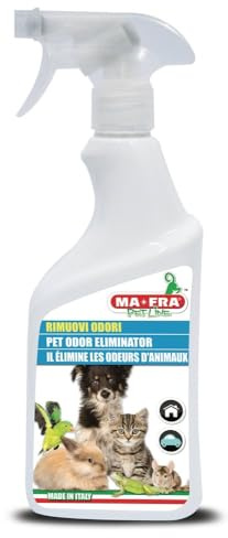 Mafra, Eliminador de Olores, Neutraliza los Olores Desagradables de las Mascotas, Ideal para Usar en el Coche y en Casa, De Acción rápida y Duradera, 500 ml