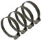 TR HI-GRIP HOSE CLAMPS CLIPS STAINLESS STEEL - BRITISH TYPE - PIPE CLAMP 70-90mm (Pack of 4)