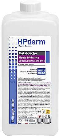 HPderm Ducha – Gel de ducha de alta tolerancia, especial para pieles sensibles – Botella de 1 litro