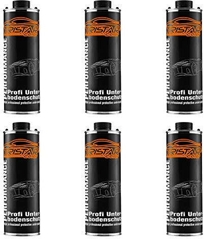 TRISTARcolor Unterbodenschutz Steinschlagschutz Kunstharzbasis Kautschuk schwarz 6 kg