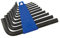 Silverline Tools HK11 - Llaves hexagonales métricas, 10 piezas (2 - 10 mm), color azul