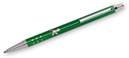 AMPELMANN Kugelschreiber - Sekretär Steher metallic grün 13,5 cm